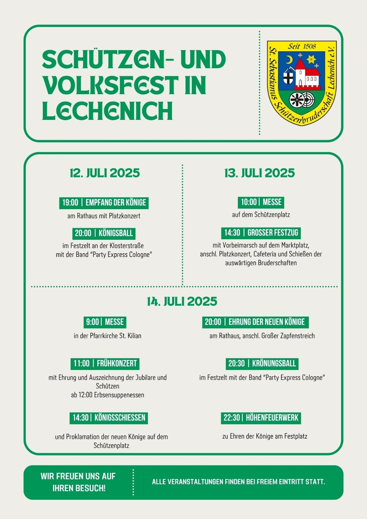 2_Schützenfest Plakat 2025