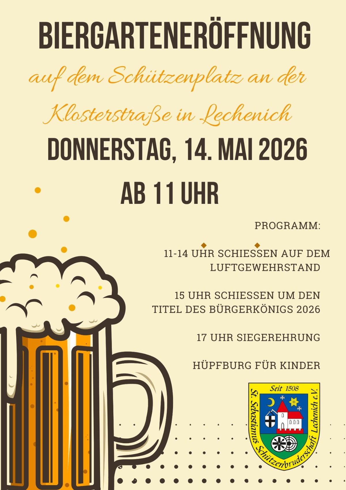Biergarteneröffnung 2026